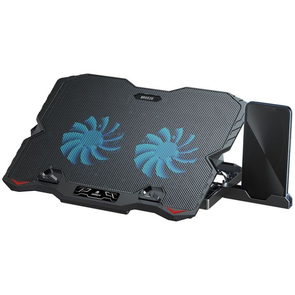 GameBooster GB-NS50 Breeze 17'' Fan Kontrollü, 2xUSB2.0 Portlu, Notebook Soğutucu