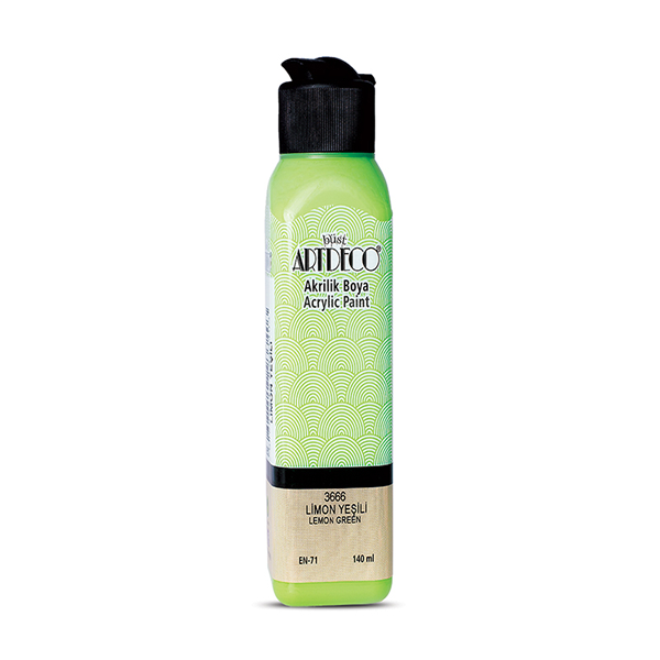 Artdeco Akrilik Boya 140 ML Limon Yeşili 070R-3666