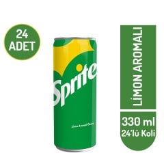 Sprite Limon Aromalı Gazoz Kutu 330 Ml 24'lü Koli