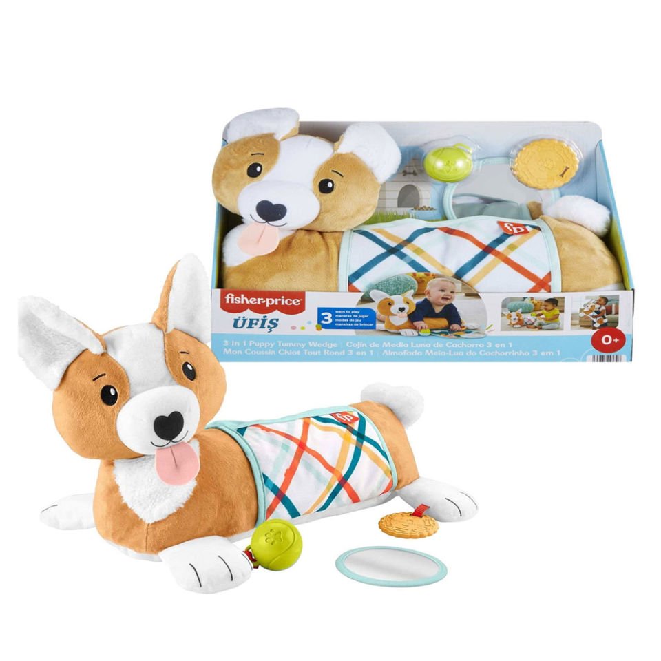 Fisher Price 3 Ü 1 Arada Köpekçik Uzanma Yastığı