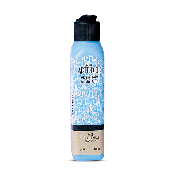 Artdeco Akrilik Boya 140 ML Bulut Mavi 070R-3609