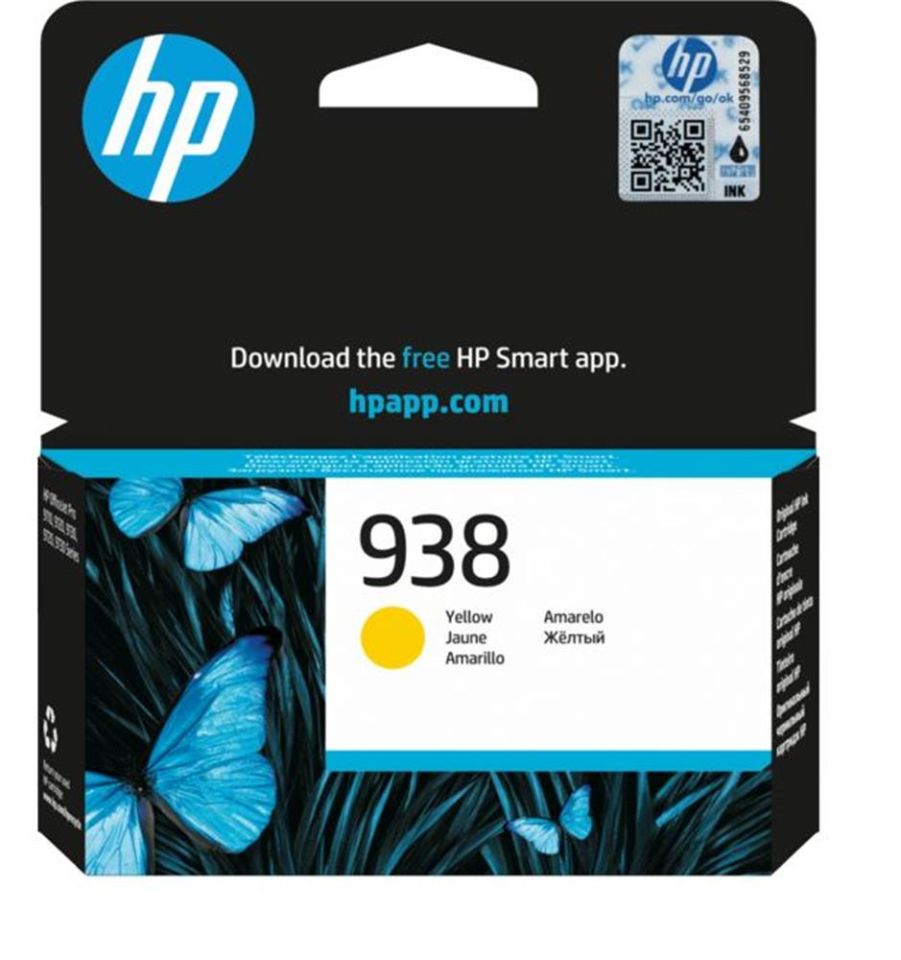 HP 938 Yellow Sarı Kartuş 4S6X7PE