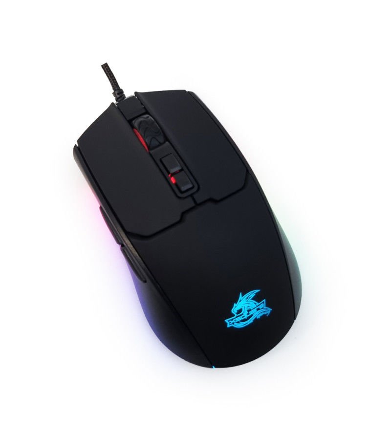 Dexim DMA022 7D Buton EGO 7RGB Oyuncu Mouse  DPI:800-1200-2400-3200-4800-7200 1.5Mt Örgülü Kablo