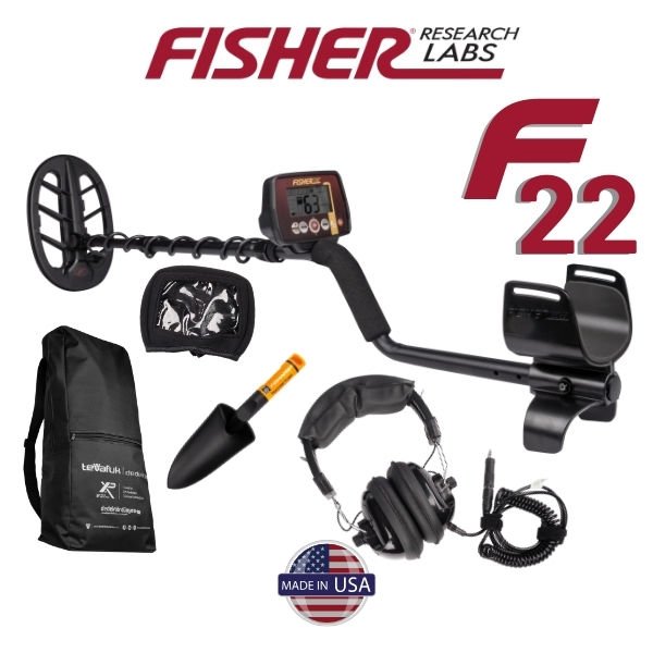 Fisher F22 28cm DD Başlık ile Define Dedektörü