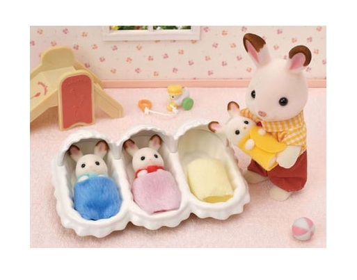 Sylvanian F5532  Families Üçüzler Bakım Seti