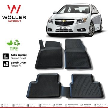 Chevrolet Cruze Paspas 2009 2020 Arası 3d Havuzlu Wöller Paspas