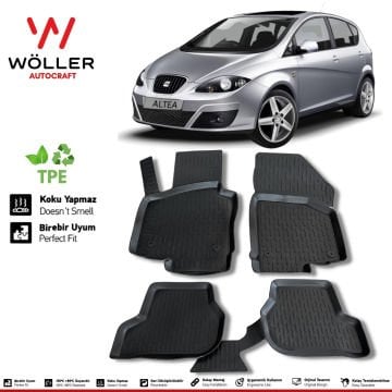 Seat Altea Paspas 2004 2008 Arası 3d Havuzlu Wöller Paspas