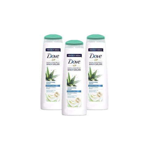 Dove Saç Bakım Şampuanı Aloe Vera Kepek Karşıtı x 3