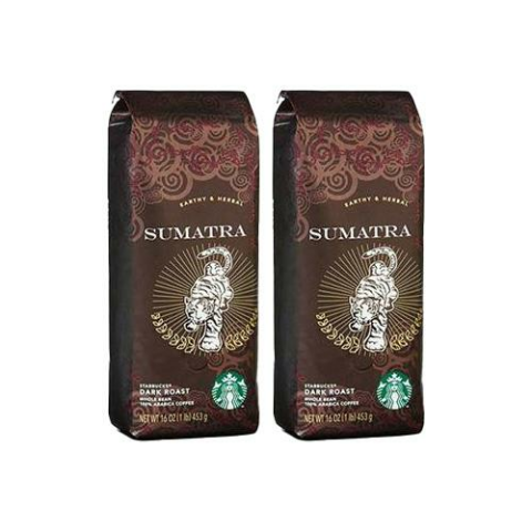Starbucks Sumatra 250 gr Çekirdek Kahve X 2 Adet