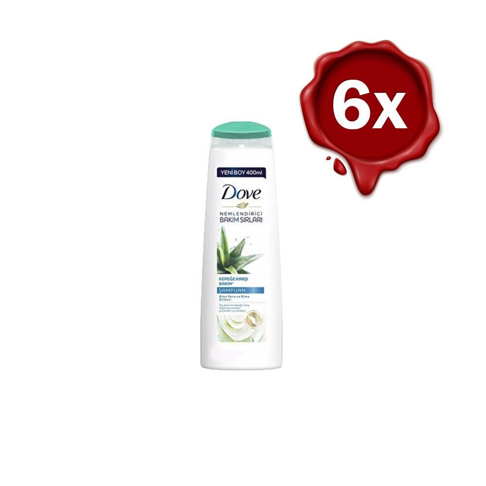 Dove Saç Bakım Şampuanı Aloe Vera Kepek Karşıtı x 6