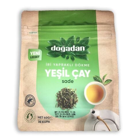 Doğadan Dökme Yeşil Çay Sade 60 gr