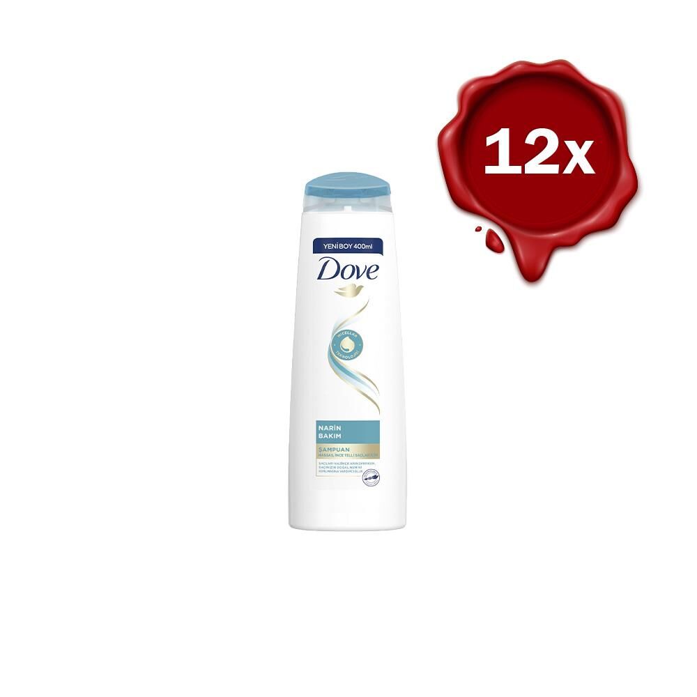 Dove Saç Bakım Şampuanı Narin Bakım x 12