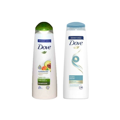 Dove Saç Bakım Şampuanı Avokado Özlü ve Narin Bakım