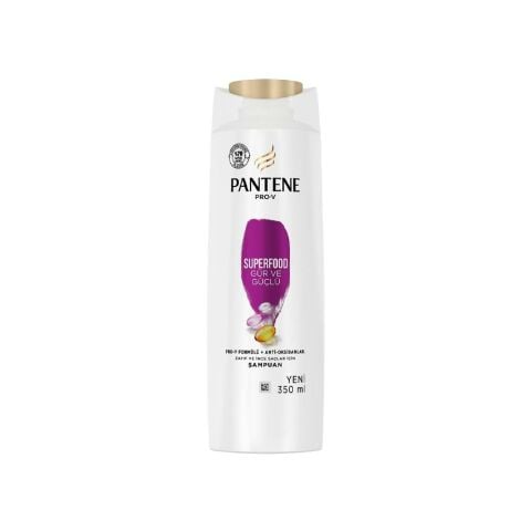 Pantene Şampuan Pro-V Superfood Gür ve Güçlü Saçlar 350 ml