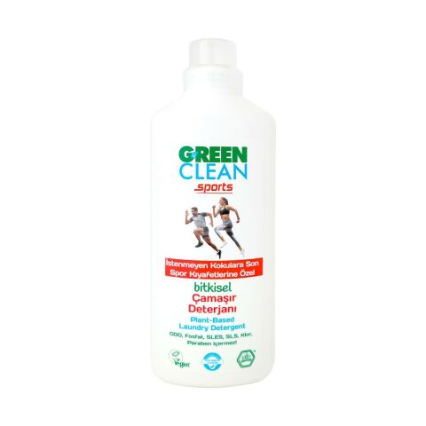 Green Clean Sports Bitkisel Çamaşır Deterjanı 1000 ml