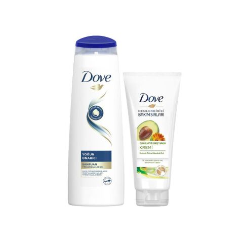 Dove Saç Bakım Avantaj Seti (Şampuan 350 ml ve Saç Kremi Avakado 170 ml)