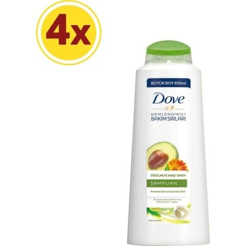Dove Avokado ve Kalendula Özlü Şampuan 600 ML x 4