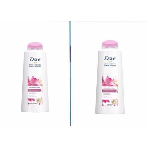 Dove Lotus Çiçeği ve Pirinç Suyu Özlü Canlandırıcı Bakım Şampuan 600 ml x 2