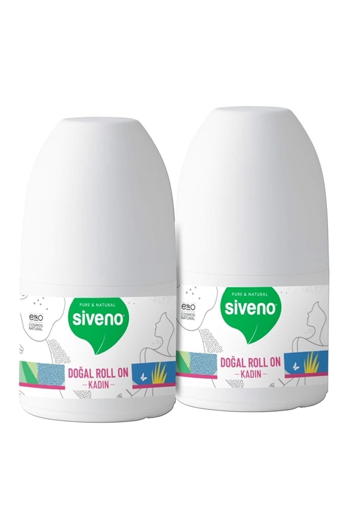 Siveno Doğal Roll-On Kadın 50 ml X 2