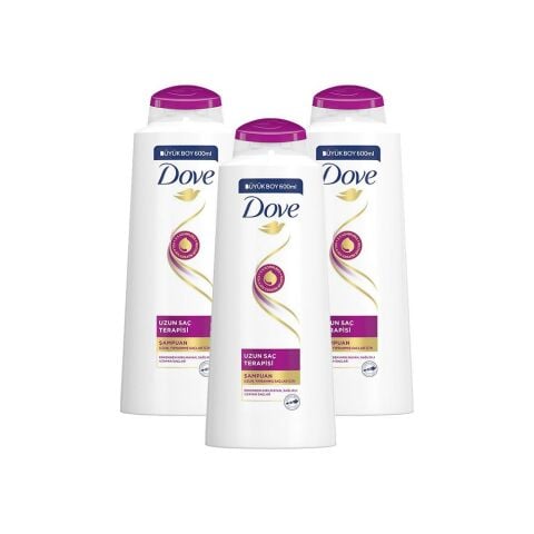 Dove Şampuan Uzun Saç Terapisi x 3