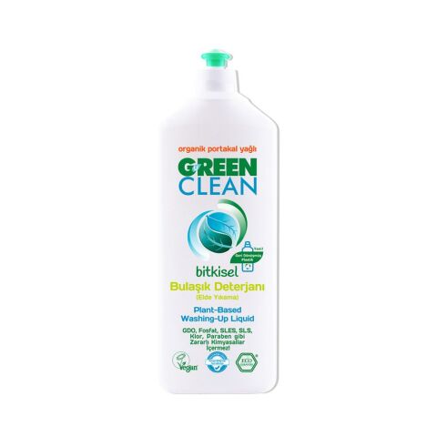 Green Clean Bitkisel Elde Bulaşık Deterjanı Portakal Yağlı 730 ml
