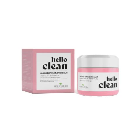 Herbaderm Hello Clean Yağ Bazlı Temizleyici Balm SQUALANE & BISABOLOL 100 ml