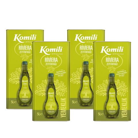 Komili Riviera Zeytinyagi 5 LT x 4