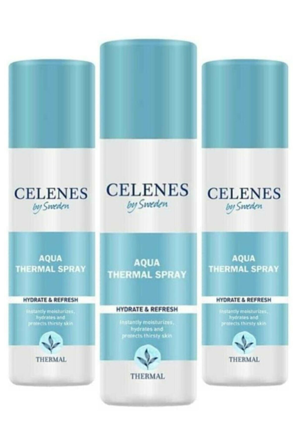 Celenes by Sweden Thermal Su Spreyi Tüm Cilt Tipleri 150 ml x 3