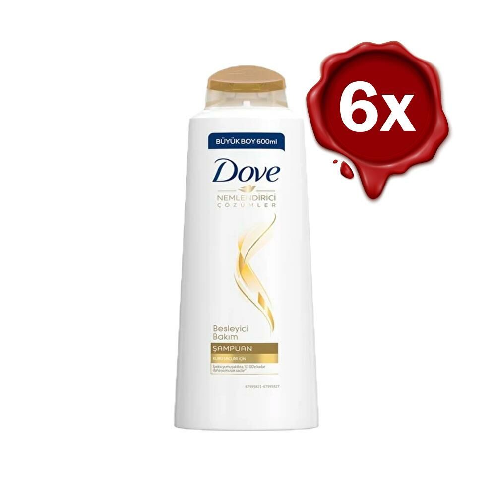 Dove Nemlendirici & Besleyici Bakım Şampuanı x 6