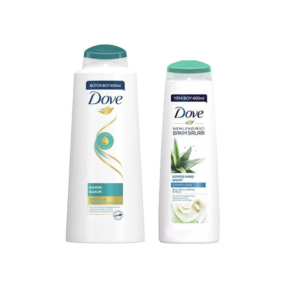 Dove Şampuan Narin Bakım ve Bakım Şampuanı Aloe Vera Kepek Karşıtı
