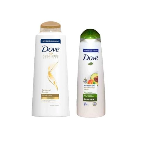 Dove Bakım Şampuanı Nemlendirici & Besleyici ve Avokado Özlü