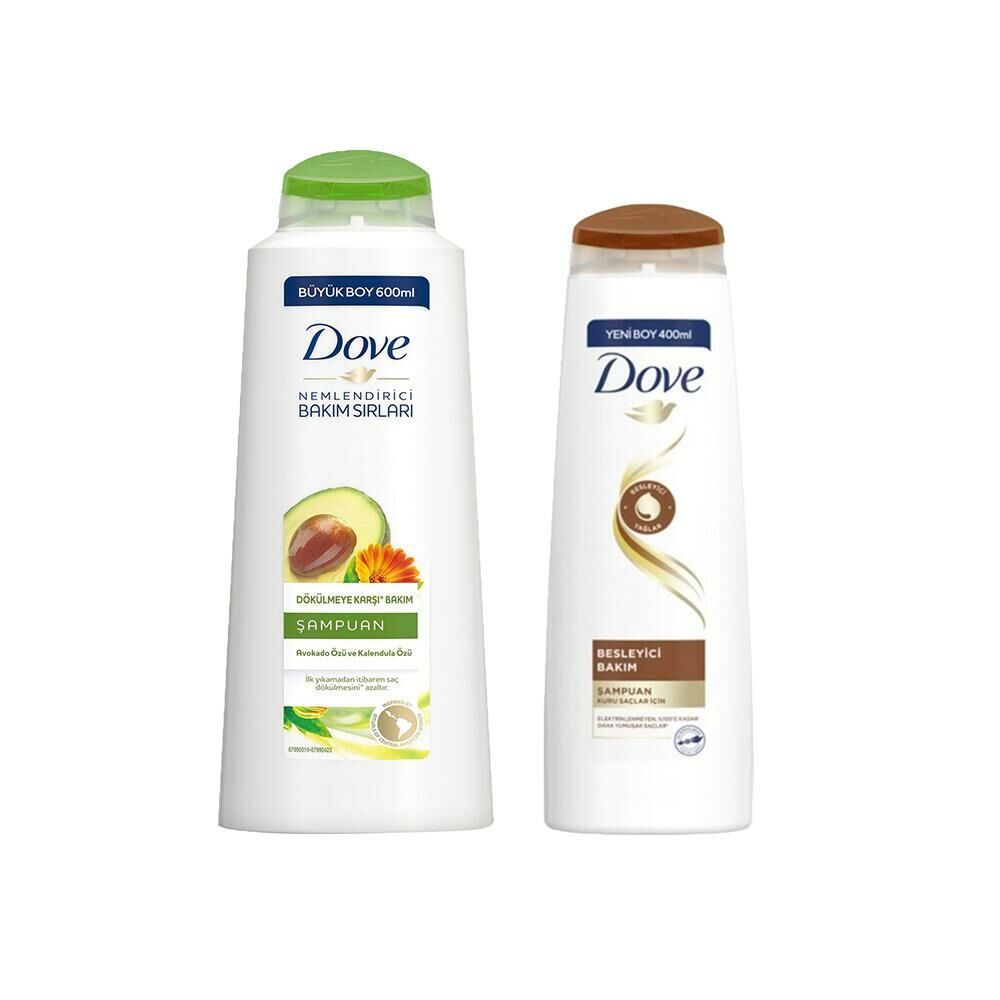 Dove Şampuan Avokado ve Kalendula Özlü ve Bakım Şampuanı Besleyici Bakım