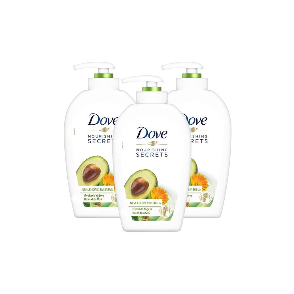 Dove Avokado Yağı ve Kalendula Özlü Nemlendiricili Sıvı Sabun x 3