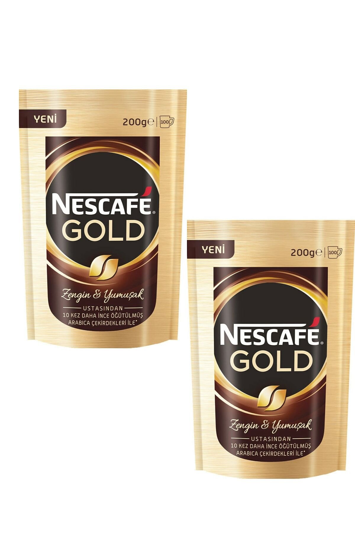 Nescafe Gold Çözünebilir Kahve 200 Gr x 2