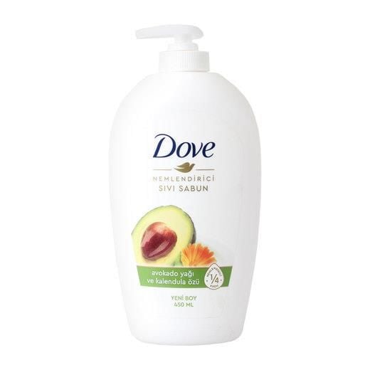 Dove Avokado Yağı ve Kalendula Özü Nemlendirici Sıvı Sabun 450 ml