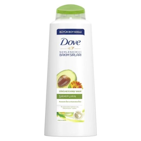 Dove Avokado ve Kalendula Özlü Şampuan 600 ML x 2