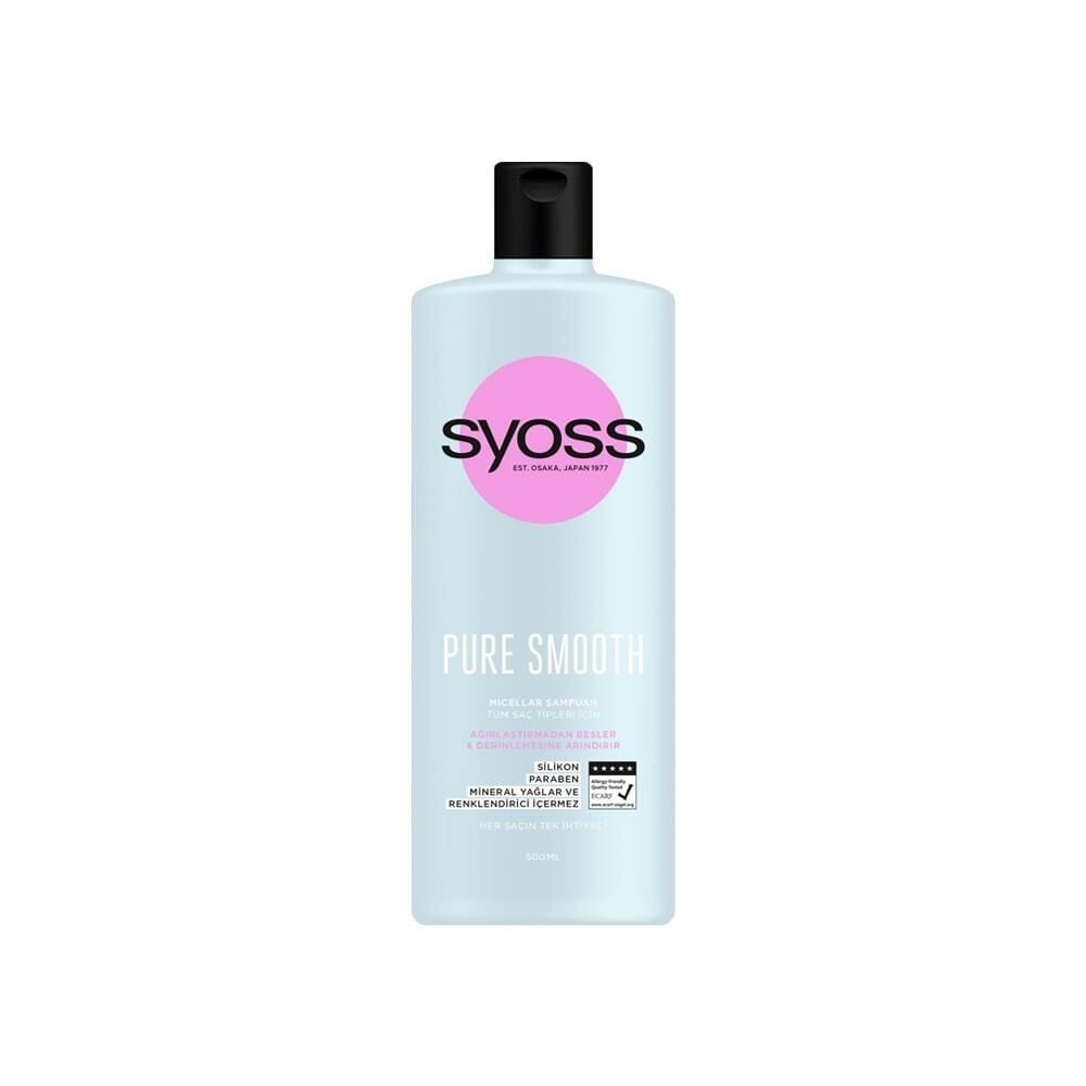 Syoss Pure Smooth Şampuan 500 ml