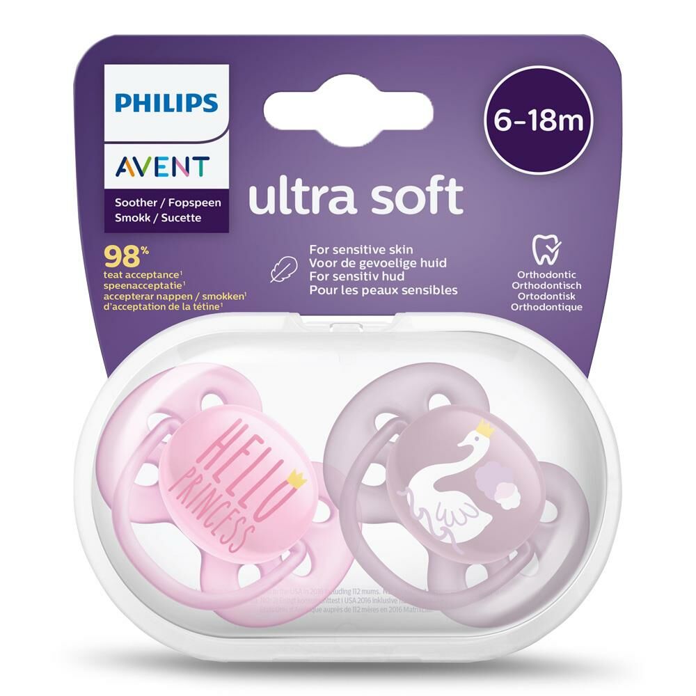 Philips Avent Ultra Soft 2'li Emzik 6-18 Ay Kız