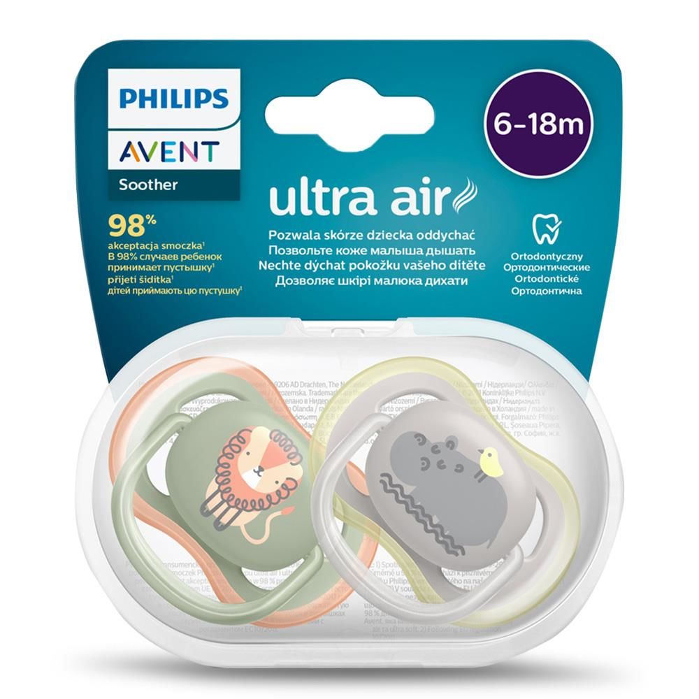 Philips Avent Ultra Air Emzik 2'li 6-18 Ay Erkek