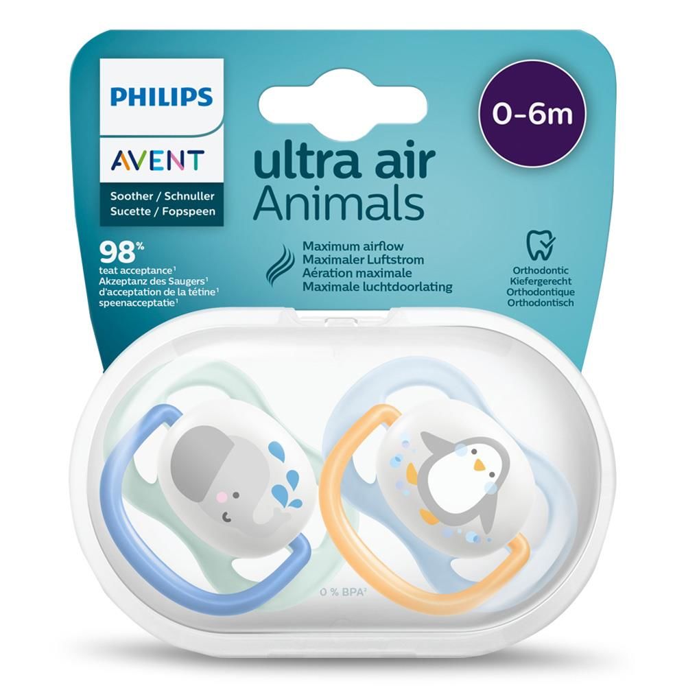 Philips Avent Ultra Air  Emzik 2'li 0-6 Ay Erkek