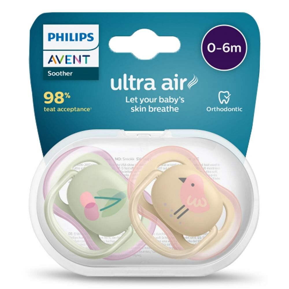 Philips Avent Ultra Air Emzik 2'li 0-6 Ay Kız