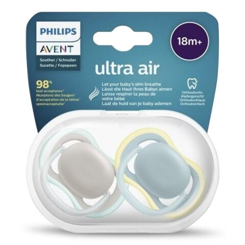 Philips Avent Ultra Air 2' li Emzik 18+ Ay Silikon