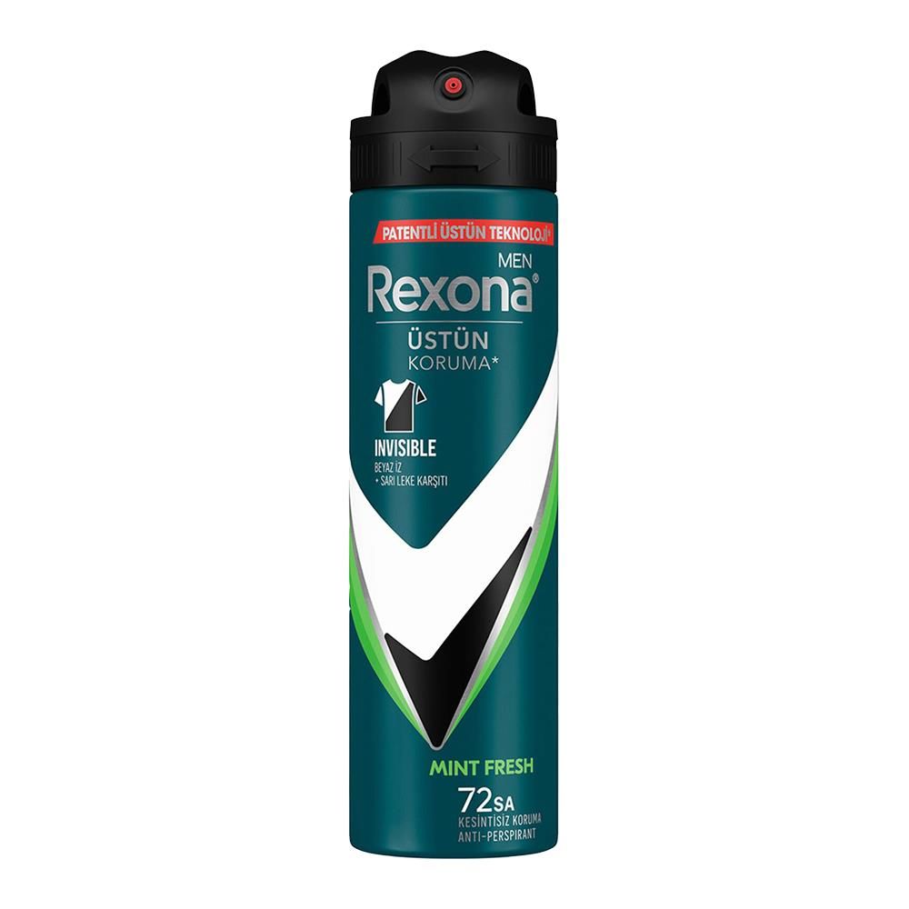 Rexona Men Sprey Deodorant Invisible Mint Fresh 150 ml