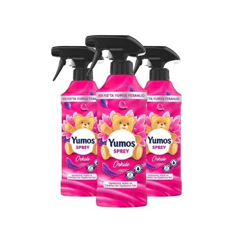 Yumoş Sprey Yıkaması Zor Eşyalar Için Orkide 450 ml x 3