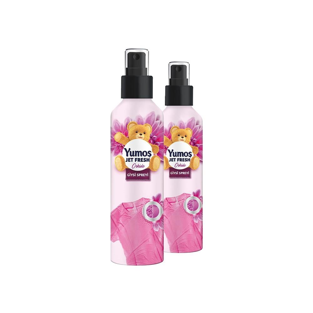 Yumoş Jet Fresh Ütü Etkisi Giysi Spreyi Orkide 200 ml x 2