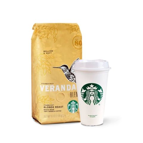 Starbucks Veranda Arabica 250 gr Çekirdek Kahve ve Starbucks Plastik Bardak