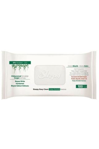 Sleepy 2'li Easy Clean 100'lü Yüzey Temizlik Havlusu