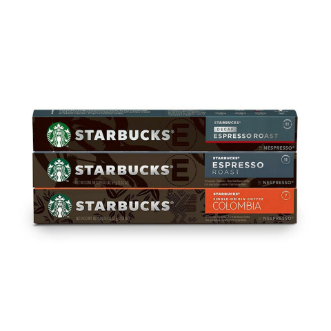 Düvenci Toptan Starbucks Kapsül Kahve Seti 3' lü (Colombia, Decaf, Espresso)