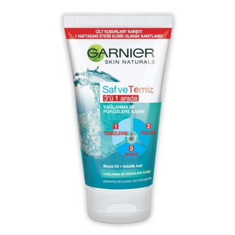 Garnier 3' ü 1 Arada Saf & Temiz 150 ml