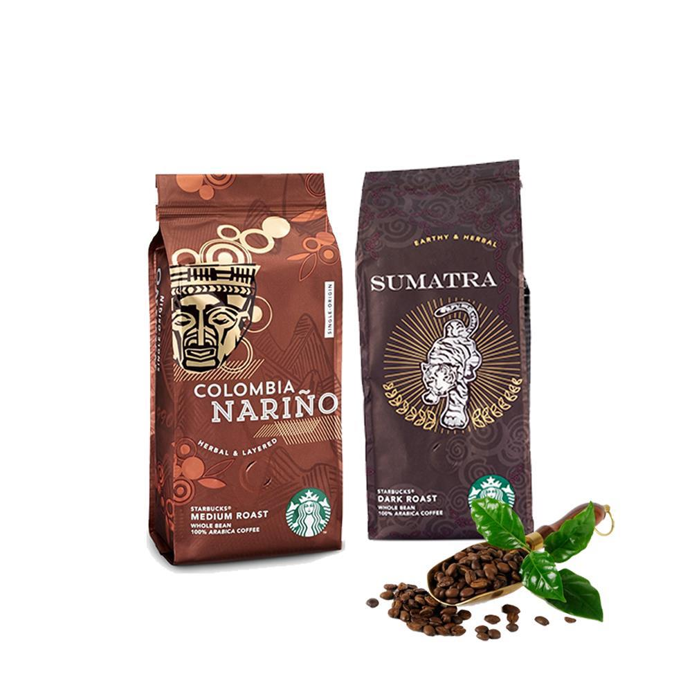 Düvenci Toptan Starbucks Sumatra ve Colombia Çekirdek Kahve 250 Gram 2 Adet